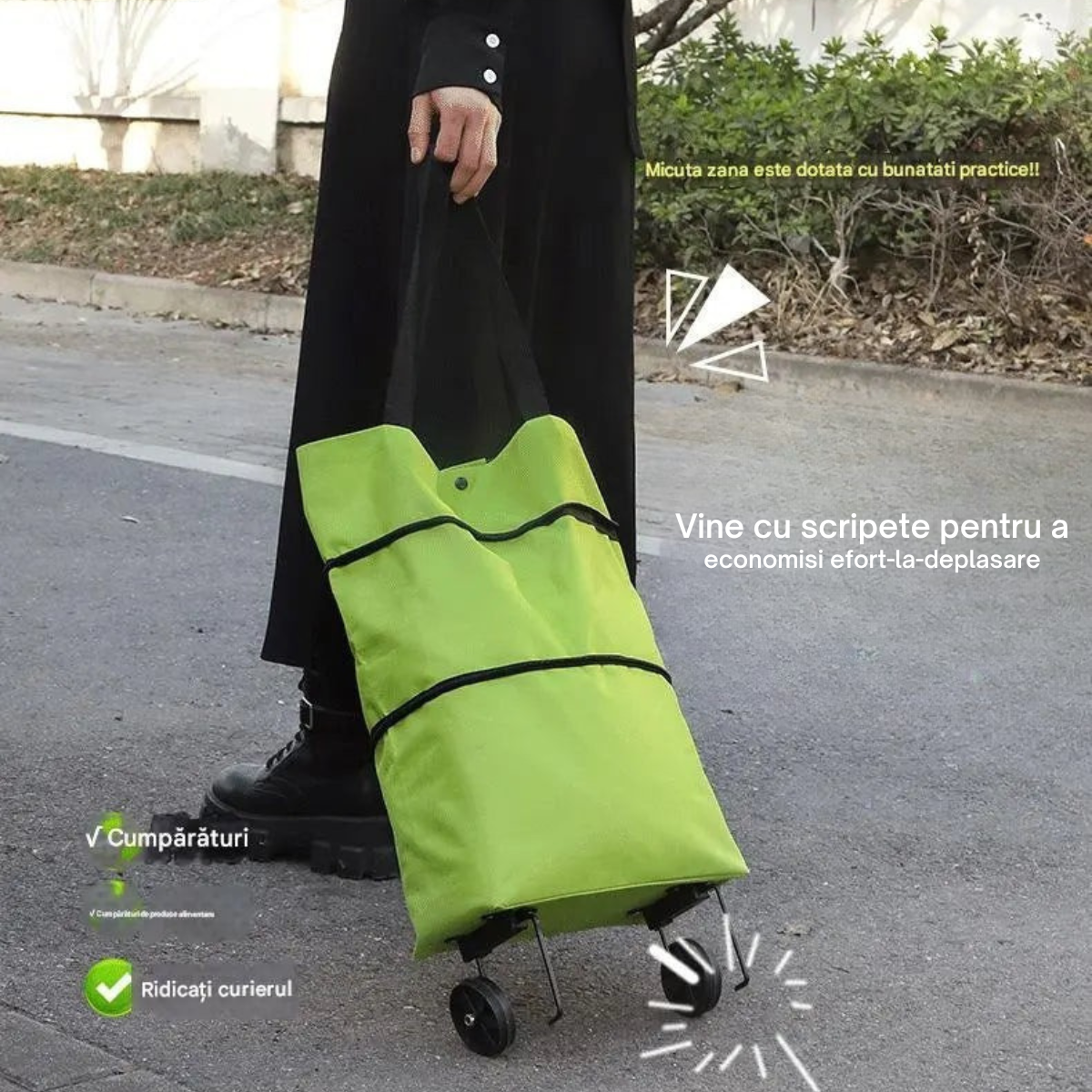 CarryBag – Bolsă Pliabilă pentru Cumpărături