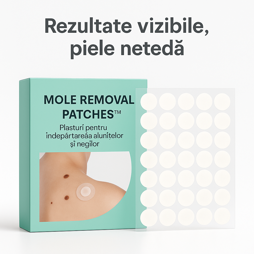 Mole Removal Patches – Plasturi pentru îndepărtarea alunițelor și negilor