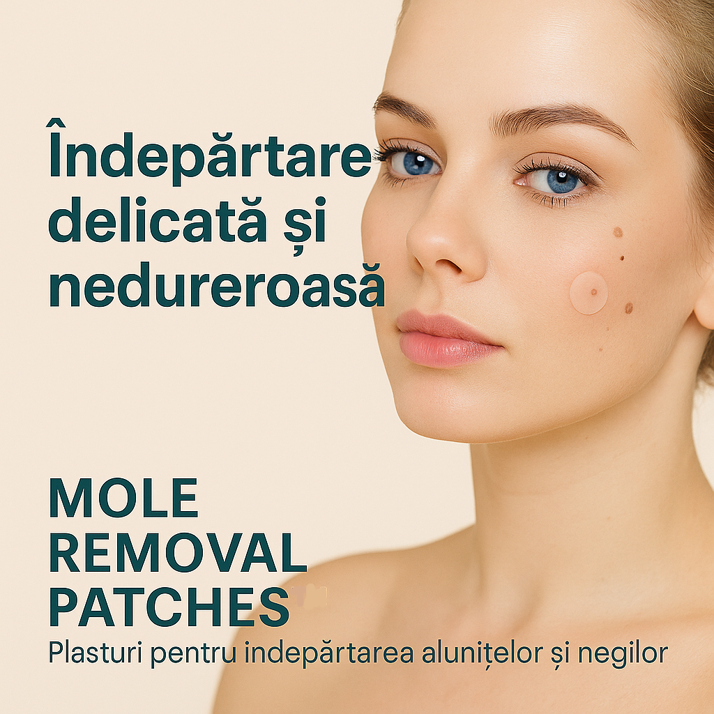 Mole Removal Patches – Plasturi pentru îndepărtarea alunițelor și negilor
