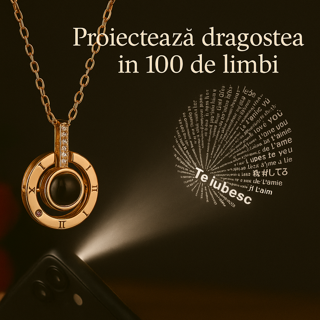 Colierul Iubirii Eterne – „Te iubesc” în 100 de limbi