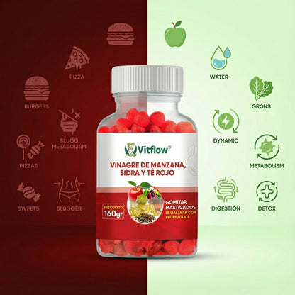 PureCider Boost – Gummies cu Oțet de Mere pentru Detox