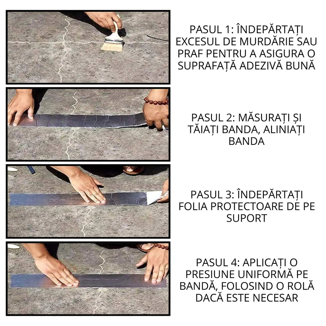 FixTape – Bandă Super Adezivă Rezistentă la Apă